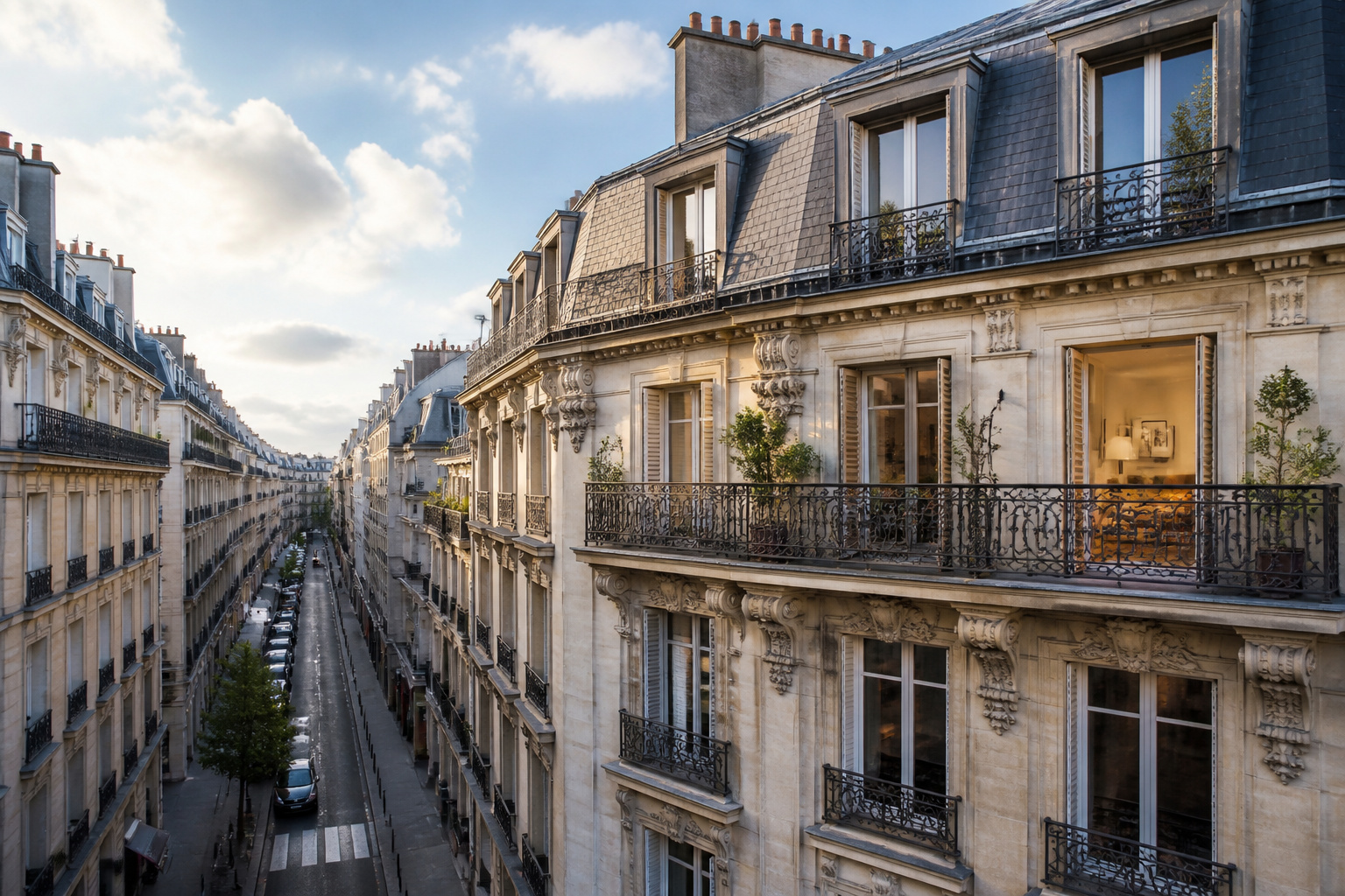 Facade haussmannienne paris 11eme